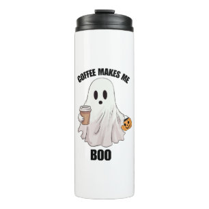 Bouteilles Isothermes Café fantôme Halloween drôle 