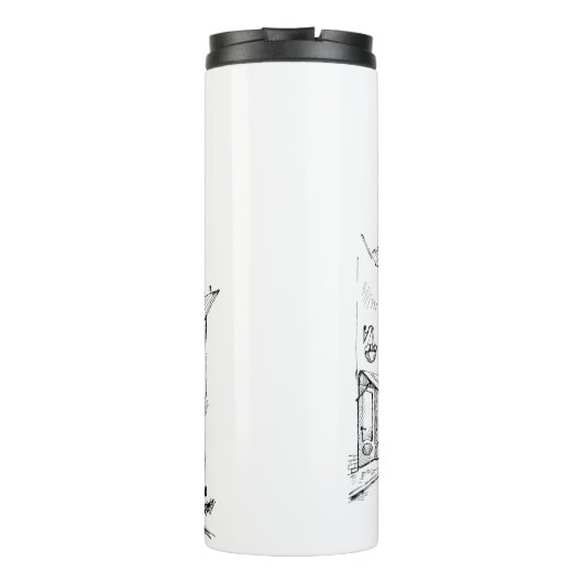 Bouteilles Isothermes Café Paris (Dos)