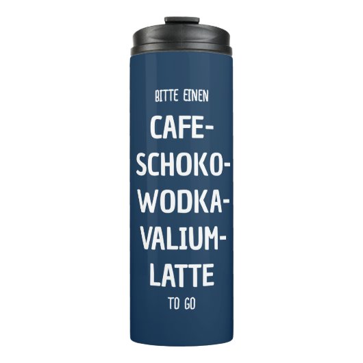 Bouteilles Isothermes Café-Schoko-Wodka-Latte (Devant)