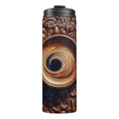 Bouteilles Isothermes Café torride entouré de haricots (Devant)