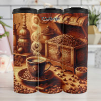 Café vapeur avec coffre au trésor