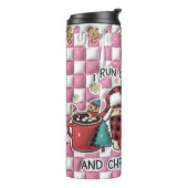 Bouteilles Isothermes Caféine et fête de Noël (Tourné sur la gauche)