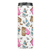 Bouteilles Isothermes Cafés, Haricots, Coeurs, Amateur De Café (Dos)