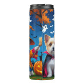 Bouteilles Isothermes Cairn Terrier Chiens Citrouille Halloween Funny (Dos)