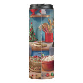 Bouteilles Isothermes Cairn Terrier Gîtes de vacances : Noël festif (Dos)