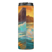 Bouteilles Isothermes Cairn Terrier Plage Surf Peinture (Dos)