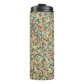 Bouteilles Isothermes calcul génératif du Motif géométrique Abstrait (Devant)