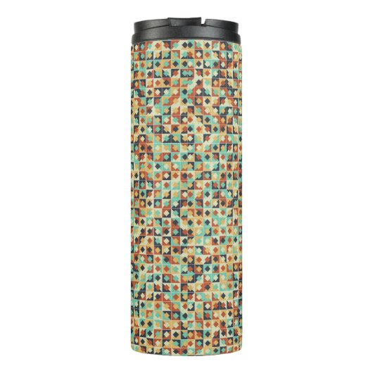 Bouteilles Isothermes calcul génératif du Motif géométrique Abstrait (Dos)