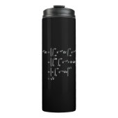 Bouteilles Isothermes calcul intégral gaussien, mathématiques et science (Devant)