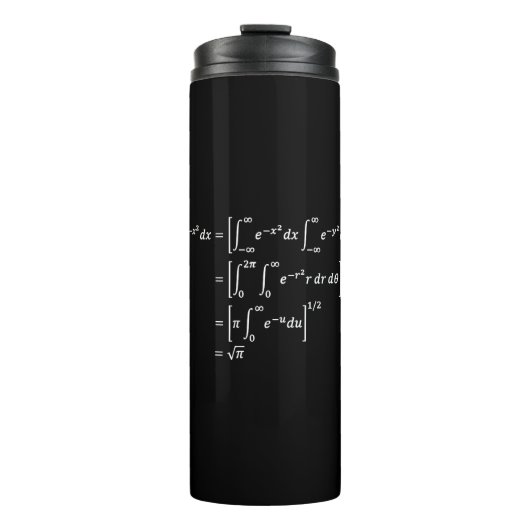 Bouteilles Isothermes calcul intégral gaussien, mathématiques et science (Devant)