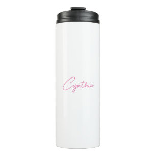 Bouteilles Isothermes Calligraphie minimaliste moderne en plaine Ajouter