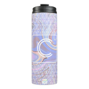 Bouteilles Isothermes Calypso décorée d'un monogramme