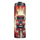 Bouteilles Isothermes Camion-feu traversant la ville (Devant)