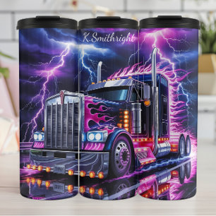 Bouteilles Isothermes Camion Semi-Camion Neon Violet