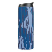 Bouteilles Isothermes Camo bleu Motif militaire Camouflage bleu (Tourné sur la gauche)