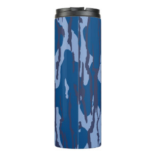 Bouteilles Isothermes Camo bleu Motif militaire Camouflage bleu