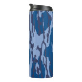 Bouteilles Isothermes Camo bleu Motif militaire Camouflage bleu (Tourné sur la droite)