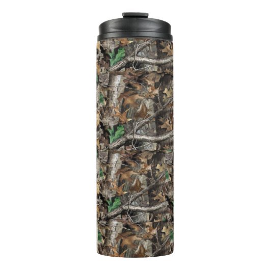 Bouteilles Isothermes Camo Chasseurs Arbre Forestier #1 Tumbler Thermiqu (Devant)