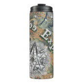 Bouteilles Isothermes Camouflage déliche caché et votre texte (Devant)