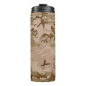 Bouteilles Isothermes Camouflage Désert Avec Galets, Militaire, Armée (Devant)