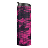 Bouteilles Isothermes Camouflage hexagonal, texture militaire arrière - (Tourné sur la droite)