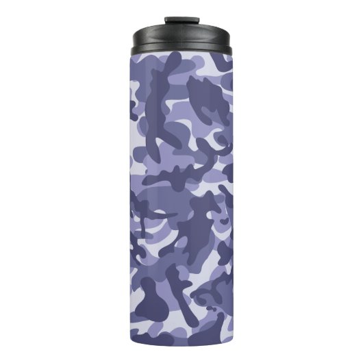 Bouteilles Isothermes Camouflage Navy Violet (Devant)