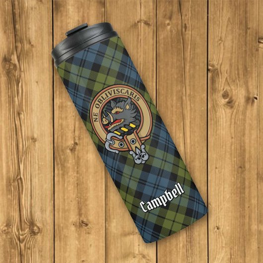 Bouteilles Isothermes Campbell Crest sur Tartan