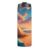 Bouteilles Isothermes Camping au lever du soleil (Devant)