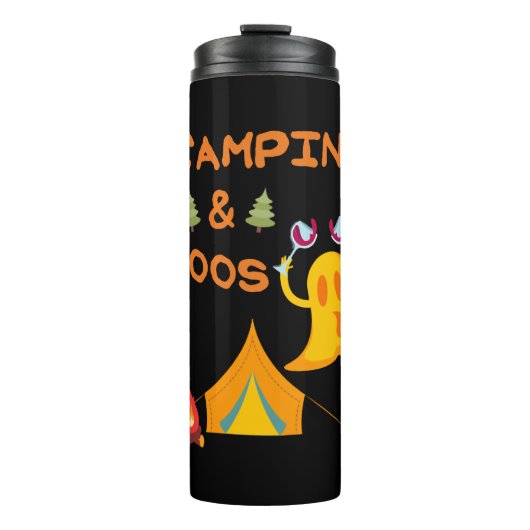 Bouteilles Isothermes Camping & Boos Ghosts Vin Camping Halloween (Devant)