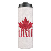 Bouteilles Isothermes Canada, douche drapeau (Devant)