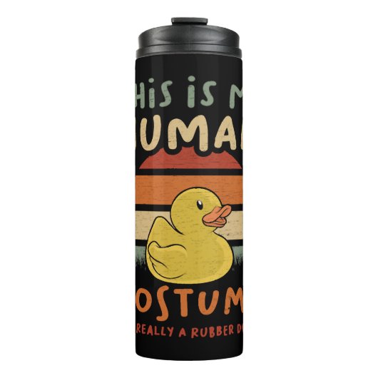 Bouteilles Isothermes Canard d'Halloween (Devant)