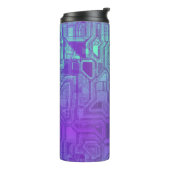 Bouteilles Isothermes candy circuits - berry blue : sac électronique (Tourné sur la gauche)