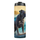 Bouteilles Isothermes Cane Corso Beach Surf Peinture (Devant)