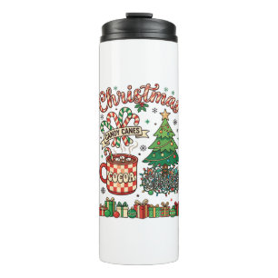 Bouteilles Isothermes Canne à sucre de Noël Cacao Chaos Arbre Mug Cadeau