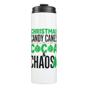 Bouteilles Isothermes Canne de Noël au Cacao Chaos Design