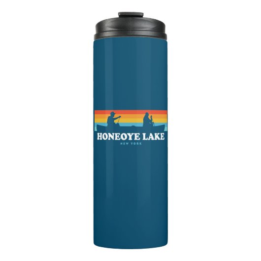 Bouteilles Isothermes Canot Honeoye Lake New York (Devant)