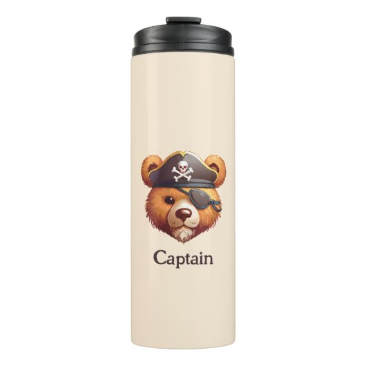 Bouteilles Isothermes Capitaine Bear (Devant)