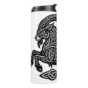 Bouteilles Isothermes Capricorne — Encre Hantée Zodiaque Bouc‑Poisson