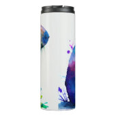 Bouteilles Isothermes Capybara Tumbler Wrap Sublimation Designs (Dos)