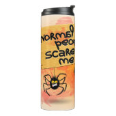 Bouteilles Isothermes Caractère Frankenstein de 'Normal People Scare Me' (Tourné sur la gauche)