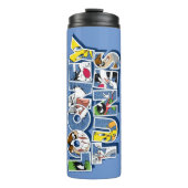 Bouteilles Isothermes Caractères LOONEY TUNES™ en lettres (Devant)
