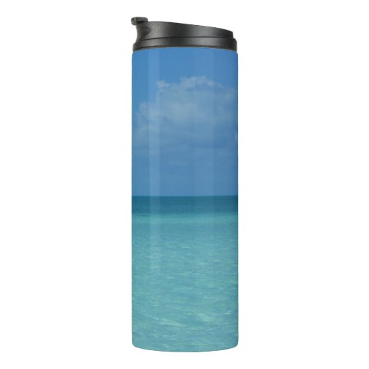 Bouteilles Isothermes Caraïbes Horizon Tropical Turquoise Bleu (Tourné sur la droite)