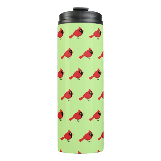 Bouteilles Isothermes Cardinal Rouge Cardinal Cardinal aux Fleurs (Devant)