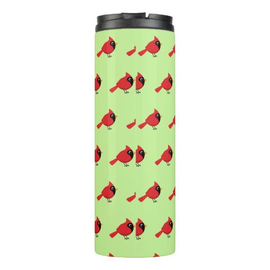 Bouteilles Isothermes Cardinal Rouge Cardinal Cardinal aux Fleurs (Dos)