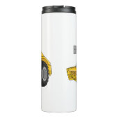 Bouteilles Isothermes Caricature à rouleaux de route (Dos)