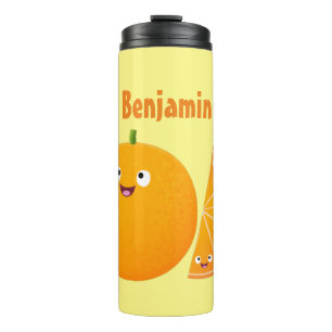 Bouteilles Isothermes Caricature d'agrumes d'orange
