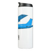 Bouteilles Isothermes Caricature d'avion à voilure fixe (Tourné sur la droite)