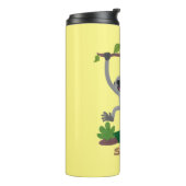 Bouteilles Isothermes Caricature de bande de gibbon joyeux (Tourné sur la gauche)