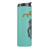 Bouteilles Isothermes Caricature de bébé gorille joyeux (Tourné sur la gauche)