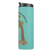 Bouteilles Isothermes Caricature de bébé orangoutan joyeux (Tourné sur la droite)